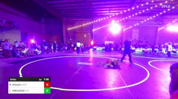 64 lbs Round Of 32 - Kasey Kilcoin, Nebraska Wr Ac vs Lilliana Yellowhair, Rez Kids