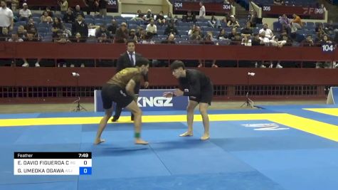 ERWIN DAVID FIGUEROA COTO vs GUSTAVO UMEOKA OGAWA 2024 Pan IBJJF Jiu-Jitsu No-Gi Championship