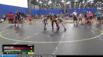 110 lbs Round 1 (4 Team) - Jaden Farr, Indiana Outlaws vs Taiivaughnn Walsh, Steel Valley