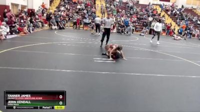 61 lbs Semifinal - Tanner James, Palmetto State Wrestling Acade vs Jerin Kendall, Hard Rock