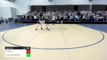 109 lbs Quarterfinal - Aubree Butler, Immortals Wrestling Club vs Ava Ava Gamberdella, Fisheye