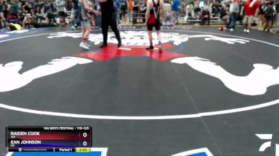 119-125 lbs Round 1 - Raiden Cook, WA vs Ean Johnson, MT