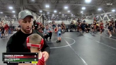 40 lbs Round 4 (8 Team) - Braxton Bleich, Mat Assassins vs Maverick Stenglein, Journeymen Blue