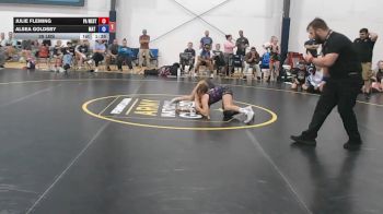 35 lbs Rr Rnd 7 - Julie Fleming, PA West Black - W vs Alsea Goldsby, Mat Demon - W