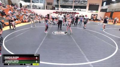 70 lbs Round 4 - Jackson Keith, Rivertown Wrestling vs Marcus Ruzek, Backyard Brawlers