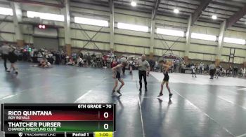 70 lbs Cons. Round 2 - Thatcher Purser, Charger Wrestling Club vs Rico Quintana, Roy Royals