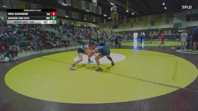 132 lbs Cons. Semi - Reid Savarese, Rancho Bernardo WC vs Mason Van Dyk, Granite Wrestling Club