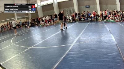 43 lbs Champ. Round 1 - Isaiah Zapata, Colorado vs Zayn Sandoval, California