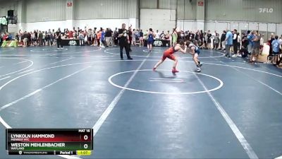 85 lbs Champ. Round 1 - Lynkoln Hammond, Midwest RTC vs Weston Mehlenbacher, Wayland