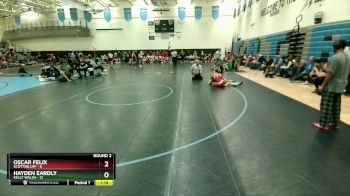 120 lbs Round 2 (4 Team) - Hayden Eardly, Kelly Walsh vs Oscar Felix, Scottsbluff