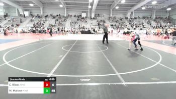 95 lbs Quarterfinal - Carter Bizup, All-American Wrestling Club vs Marcus Malone, POWA