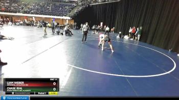 140 lbs Semifinal - Chase Rial, Moen Wrestling Academy vs Liam Weber, Immortal Athletics WC