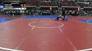 116 lbs Cons. Round 4 - Gabe Cline, Unattached vs Titus Rivers, Bearcats Wrestling Club Helena
