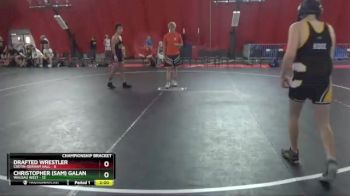120 lbs Quarterfinals (8 Team) - Drafted Wrestler, Cretin-Derham Hall vs Christopher (Sam) Galang, Wausau West