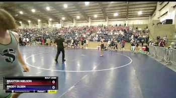 120 lbs Cons. Round 2 - Braxton Nielson, UT vs Brody Olsen, UT