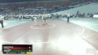 4A-132 lbs Cons. Semi - Evan Willis, St. Helens vs Cole Roy, Pendleton