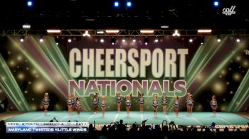 Maryland Twisters - Little Winds [2026 L2 Youth - Small - A Day 1] 2026 CHEERSPORT National All Star Cheerleading Championship
