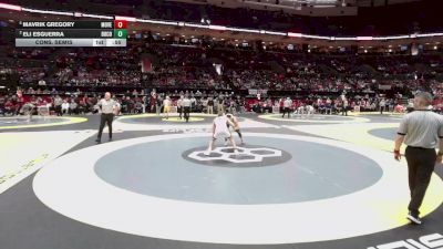 157 lbs Cons. Semis - Mavrik Gregory, Mount Vernon vs Eli Esguerra, Dub. Coffman