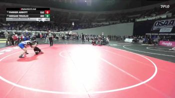 6A Boys 138 lbs Cons. Round 3 - Parker Abbott, Clackamas Boys vs Keegan Trujilio, Gresham Boys