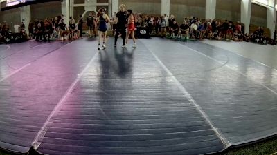 100 lbs Champ. Round 2 - Shaniah-Lee Ferreira, Hawaii vs Micah Norris, Nevada