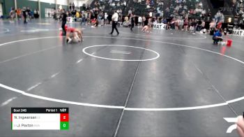 132 lbs Semifinal - Jay Paxton, Nebraska Wrestling Academy vs Noah Ingwersen, Lincoln East