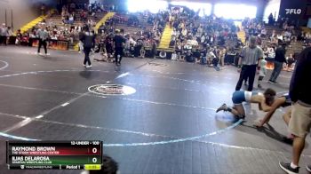 100 lbs Round 2 - Raymond Brown, The Storm Wrestling Center vs Ilias Delarosa, Spartan Wrestling Club