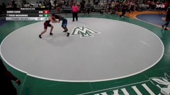 164-175 lbs Champ. Round 1 - Titus Woodring, Individual vs Aiden Harr, Christian Brothers College