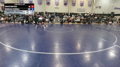 180 Open Cons. Round 3 - Grace Britten, Wartburg vs Rebekah Sorrell, Central Methodist University