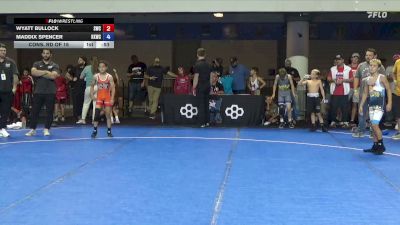 78 lbs Cons. Rd Of 16 - Wyatt Bullock, Southside Wrestling Club vs Maddix Spencer, Keystone Kids Wrestling Club
