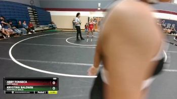 185 lbs Round 4 - Krystina Baldwin, Huntsville (Girls) vs Abby Fonseca, Katy (Girls)