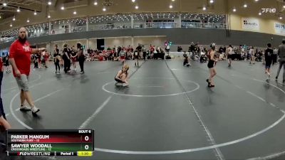 64 lbs Round 2 (6 Team) - Sawyer Woodall, Crossroads Wrestling vs Parker Mangum, Southern Fury