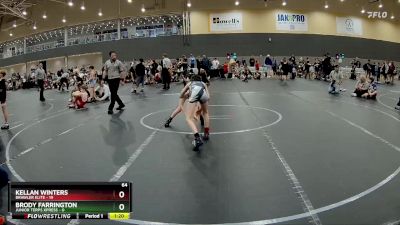 64 lbs Round 2 (6 Team) - Kellan Winters, Brawler Elite vs Brody Farrington, Junior Terps Xpress