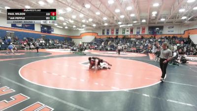 197 lbs Champ. Round 1 - Ian Pepple, Wisconsin-Eau Claire vs Paul Wilson, Alma College