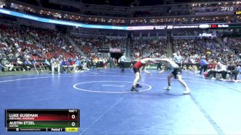 1A-120 lbs Cons. Round 4 - Luke Guseman, Highland, Riverside vs Austin Etzel, Wilton