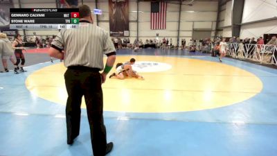 90 lbs Rr Rnd 3 - Gennaro Calvani, Mat Warriors PWC MS vs Stone Ware, Terps Pit Bull MS