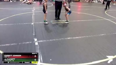 50 lbs Round 2 (6 Team) - AJ Puckett, Alpha Elite vs Everett Johnson, RWA