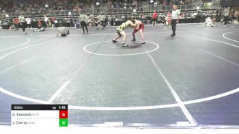 150 lbs Semifinal - Gavin Edwards, Other vs John Carroz, Unaffiliated