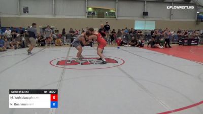 86 kg Consi Of 32 #2 - Max Wohlabaugh, Clarion RTC vs Noah Bushman, VBRTC