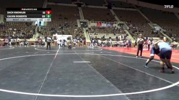 285 lbs Cons. Round 2 - Calvin Roberts, Bluefield State vs Zach Knowles, Keiser University