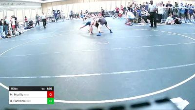 113 lbs Round Of 16 - Max Murillo, Rough House WC vs Braydon Pacheco, Garden City