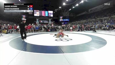 113 lbs Cons. Sub-rd Of 64 - Xavier Jacquez, CO vs Kaden Haakinson, SD