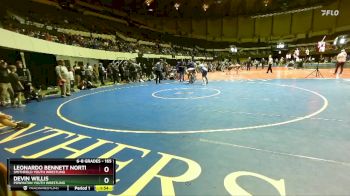 165 lbs Cons. Round 1 - Devin Willis, Powhatan Youth Wrestling vs Leonardo Bennett Northam, Smithfield Youth Wrestling