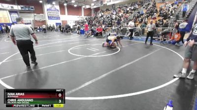 150 lbs Semifinal - Chris Anguiano, Millikan High Shcool vs Ivan Arias, Buchanan