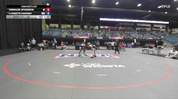 160 lbs Champ. Round 2 - 5 Josette Partney, Missouri Baptist vs Emmalee Spurgeon, Grand View