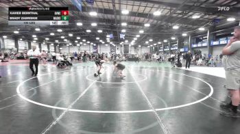 100 lbs Rr Rnd 2 - Xavier Bernthal, Buffalo Valley Wrestling Club MS Black vs Brady Zabriskie, Mat Assassins Red