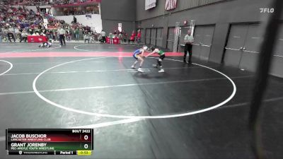 85 lbs Cons. Round 2 - Grant Jorenby, Pec-Argyle Youth Wrestling vs Jacob Buschor, Lancaster Wrestling Club