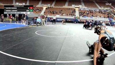 D1-126 lbs Cons. Round 1 - Jacob Hawks, Higley High School vs Diesel Labady, Gila Ridge High School