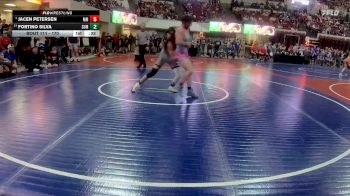 170 lbs Champ. Round 1 - Jacen Petersen, Mountain Man vs Fortino Silva, Ronan Wrestling Club