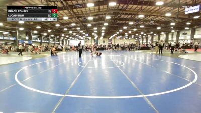 113 lbs Round Of 64 - Brady Rohaly, PA vs Lucas Belk, NC
