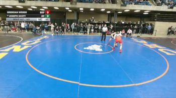 165 lbs Cons. Round 1 - Joseph Scott, Stillman Valley vs Brendan Weber, Grant